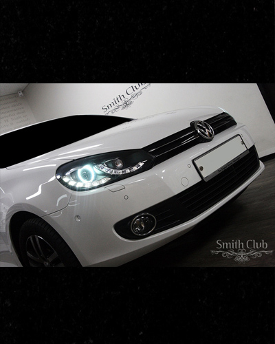 ĐÈN PHA LED NGUYÊN BỘ CẢ VỎ VOLKSWAGEN GOLF TDI